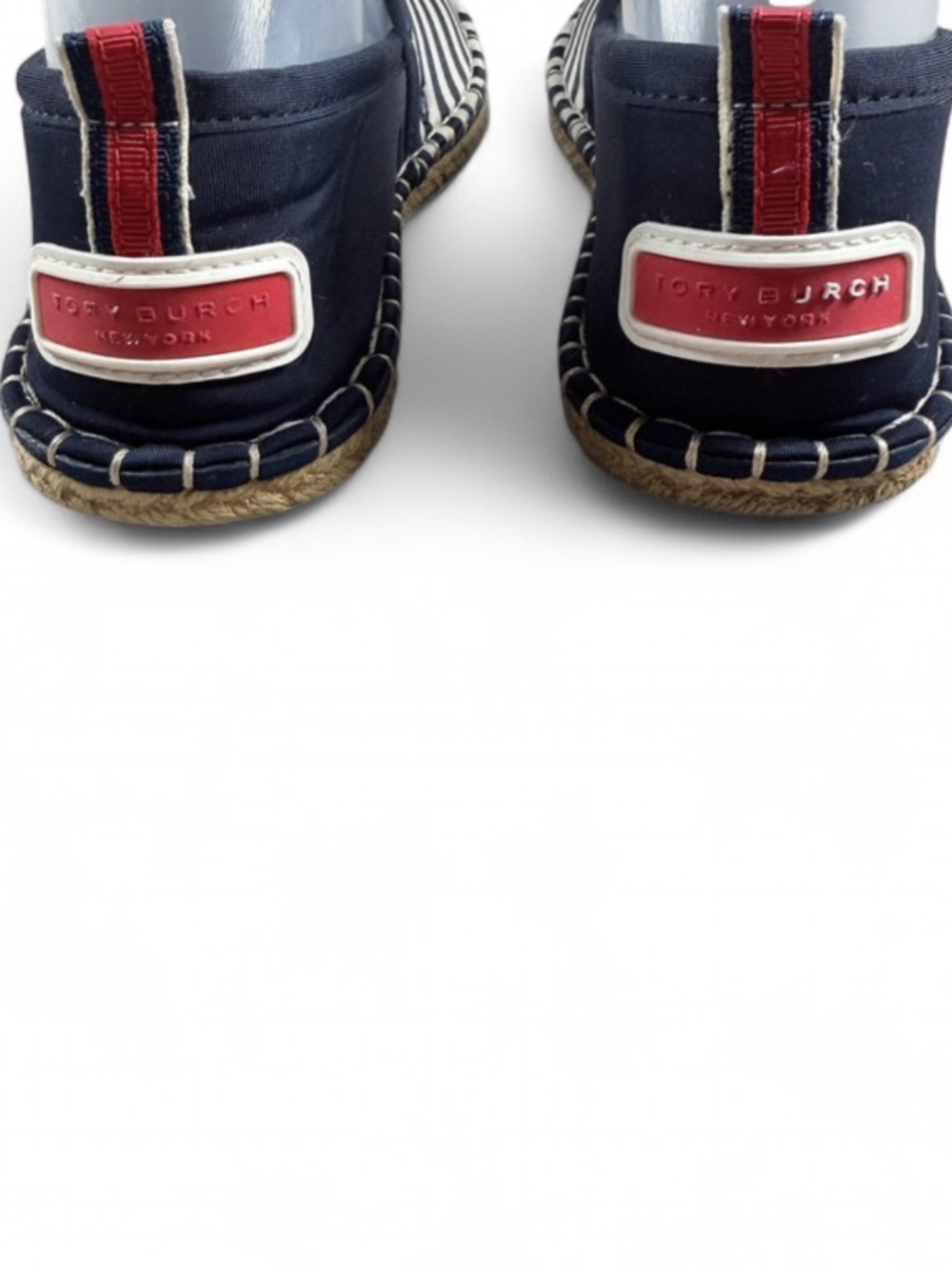 Tory Burch Water Espadrille collab with Sea Star Beachwear, Navy/New Ivory. - Picture 7 of 8